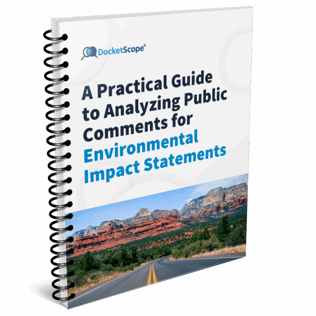 EIS comments analysis ebook